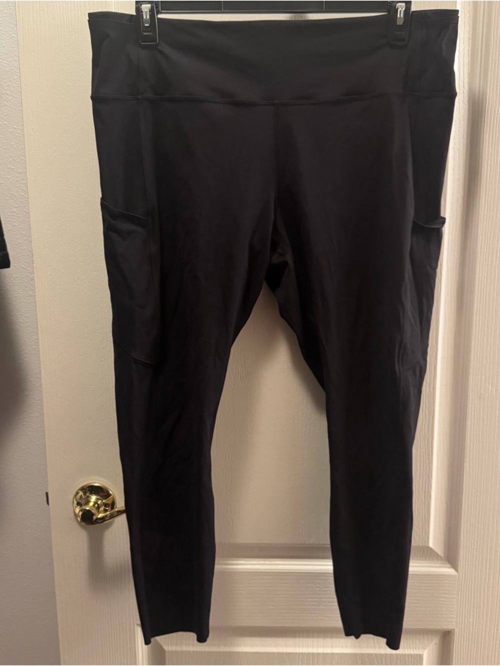Lululemon Black Fast & Free High-Rise Leggings Size 18